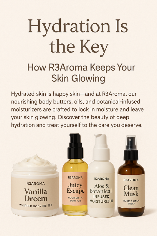 Hydration Is the Key — How R3Aroma Keeps Your Skin Glowing